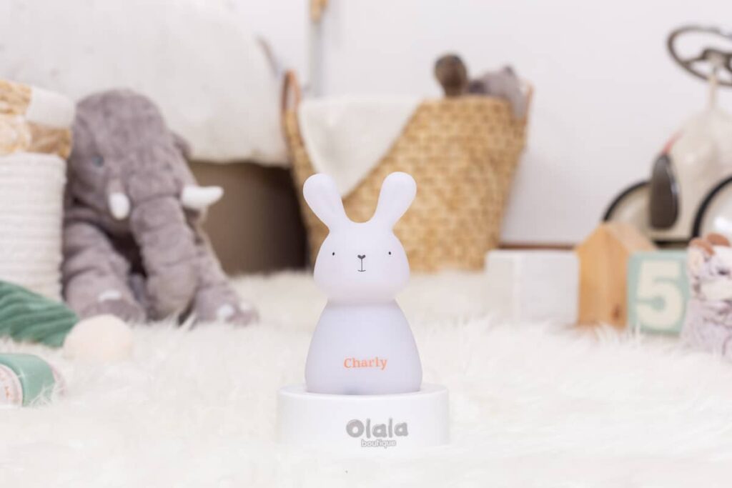 veilleuse lapin charly recharge induction