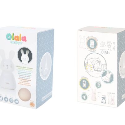 packaging olala boutique veilleuse led blanc